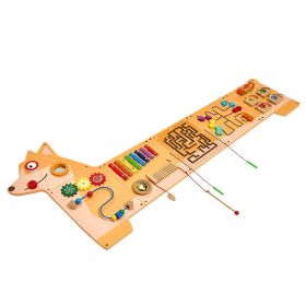 Puppy Activity Wall Busy Board Panels, 12 Activities, Montessori Sensory Wall Toy for Kids 3-12 Years, Montessori Learning Activity Center