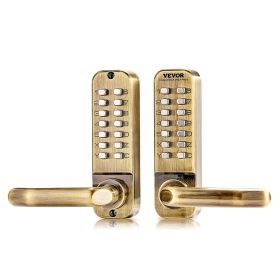 Mechanical Keyless Entry Door Lock, 14 Key Mechanical Door Lock, Mechanical Keypad Door Lock with Handle