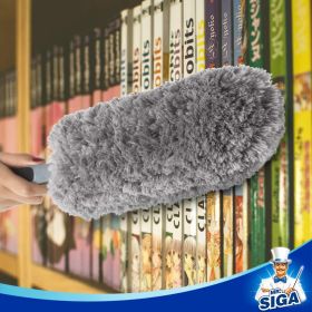 Lint Free Microfiber Duster, Washable Duster for Household Cleaning Gray