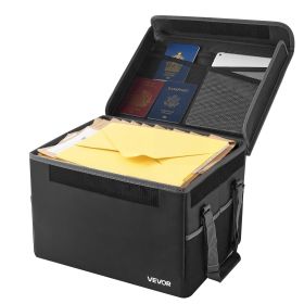 Fireproof Document Box, 1832 F Heat Insulated Fireproof & Waterproof Box, Space-Saving and Foldable Design, Portable Home Office Travel File Orga