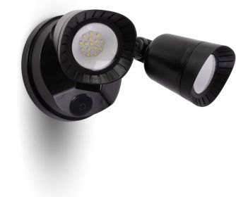 LED Flood Lights Outdoor, 16W 1900LM, IP65 Waterproof Dusk to Dawn Dual Head Security Lights, Exterior Wall Light for House, Patio, Garage