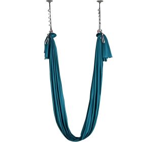 Aerial Silk & Yoga Swing, 8.7 Yards, Aerial Yoga Hammock Kit with 100gsm Nylon Fabric, Full Rigging Hardware & Easy Set-up Guide