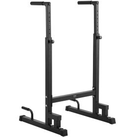 Dip Bar, 500 lbs Capacity, Heave Duty Dip Stand Station with Adjustable Height, Fitness Workout Dip Bar Station Stabilizer Parallette Push Up Sta