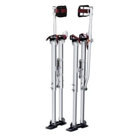 Drywall Stilts, 36''-50'' Adjustable Aluminum Tool Stilts with Protective Knee Pads, Durable and Non-slip Work Stilts for Sheetrock Painting, Wal