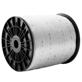 Polyester Pull Tape, 3/4" x 528' Mule Tape Flat Rope, 2500 lbf Tensile Capacity, Printed Webbing Cable Pulling Tape for Packaging, Gardening