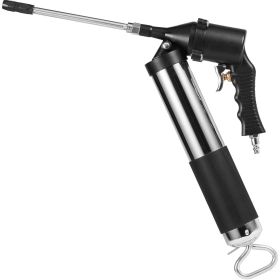 Air Operated Grease Gun, 6000PSI, 14 OZ/400 CC Capacity Heavy Duty Pneumatic Grease Gun, with 18.5 Inch Flexible Hose