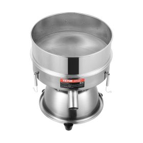 Automatic Electric Vibrating Sieve, Stainless Steel Sifter Shaker Machine with 30+50 Mesh, 45W Automatic Powder Sifter Machine Countertop