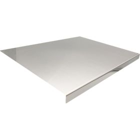 XXL cooked meat baking tray, double-sided cutting board, stainless steel rolling plate, breakfast tray, suitable for fruits, vegetables, meats (size: 30cm*40cm)
