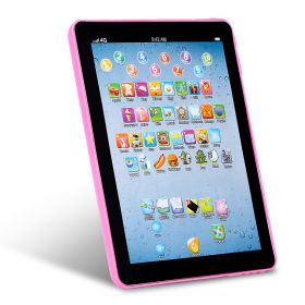 Baby Learning Tablet Educational Mini Pads Toys Touch Learn Toddler Tablet For ABC Numbers Words Gift For Boys Girls Aged 1-6 Year Old Kids (Color: Pink, size: One size)